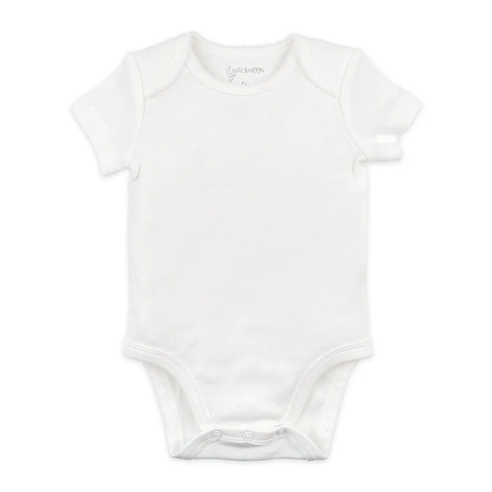 4-Pack Organic Cotton Bodysuit in Rainbow Print