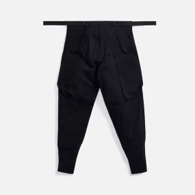 Acronym Schoeller Dryskin Ultrawide Drawcord Cargo Trouser - Black