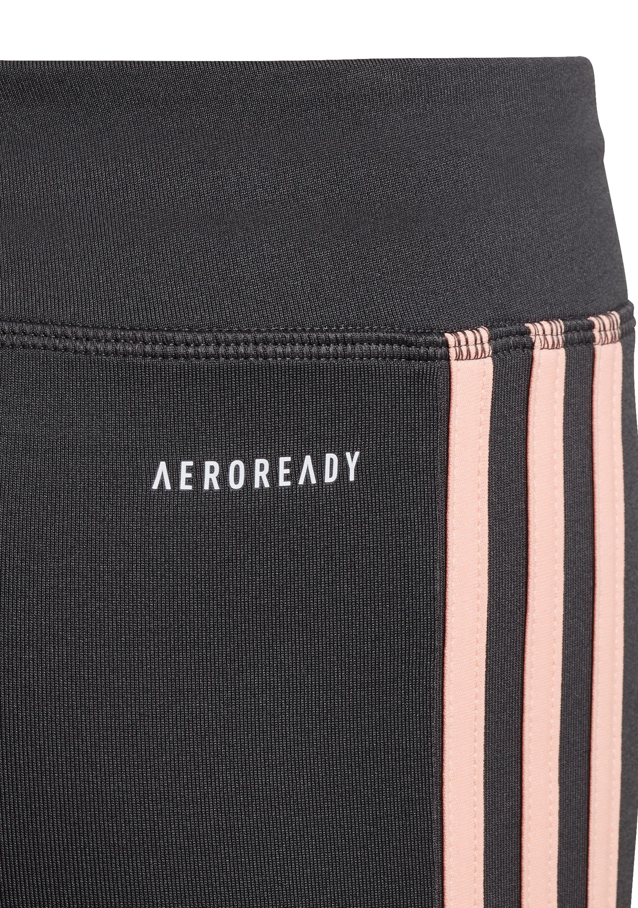 Adidas Girls Training Equipment 3-Stripes Leggings <br> GE0468