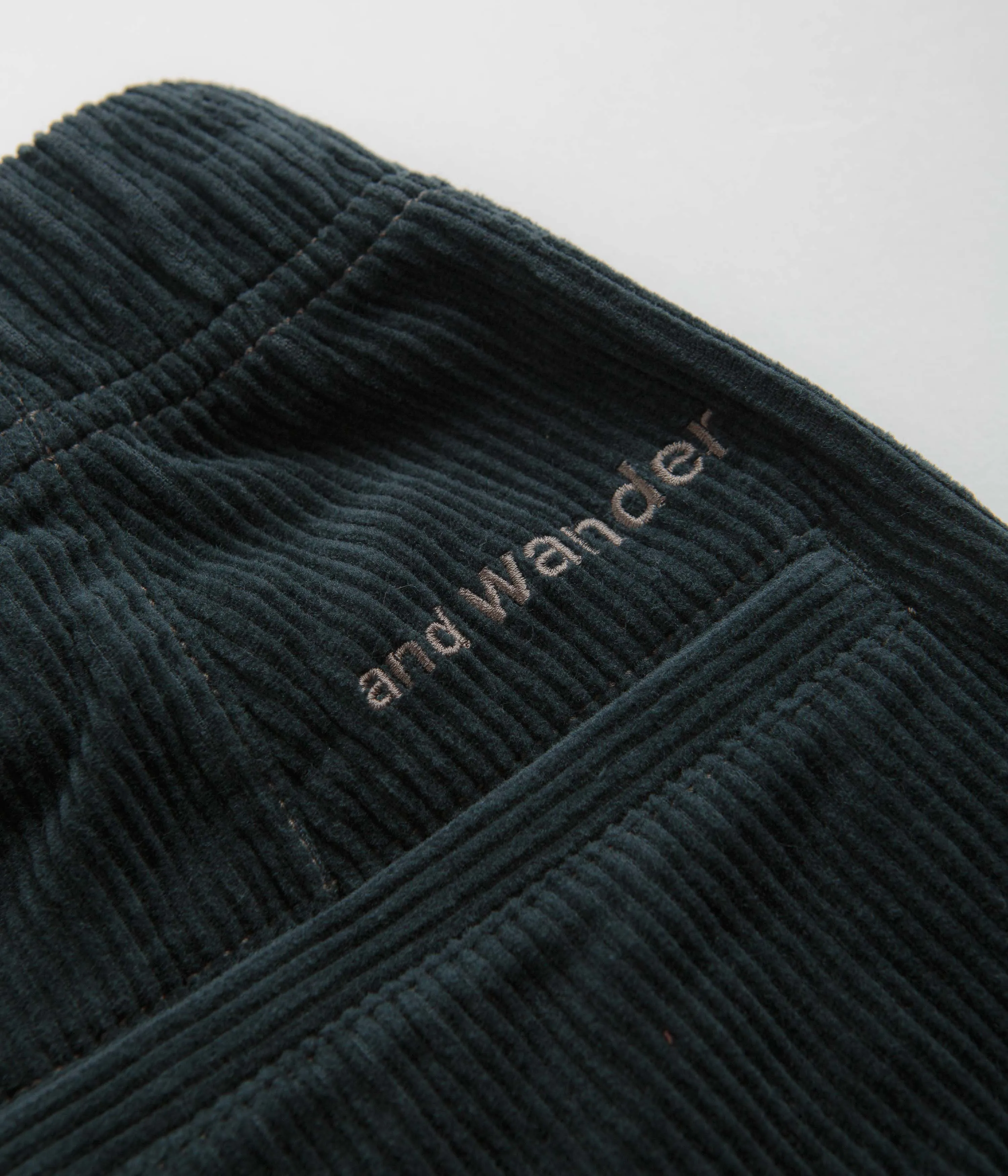 and wander Corduroy Pants - Blue Green