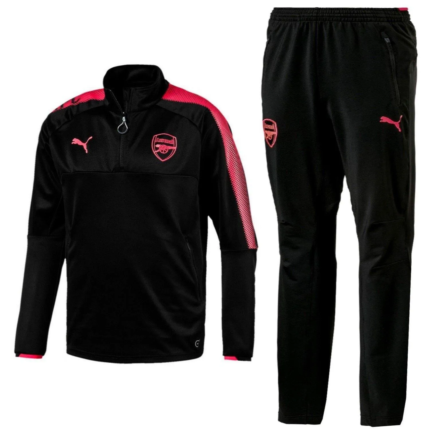 Arsenal Training Technical Soccer Tracksuit 2017/18 Black - Puma