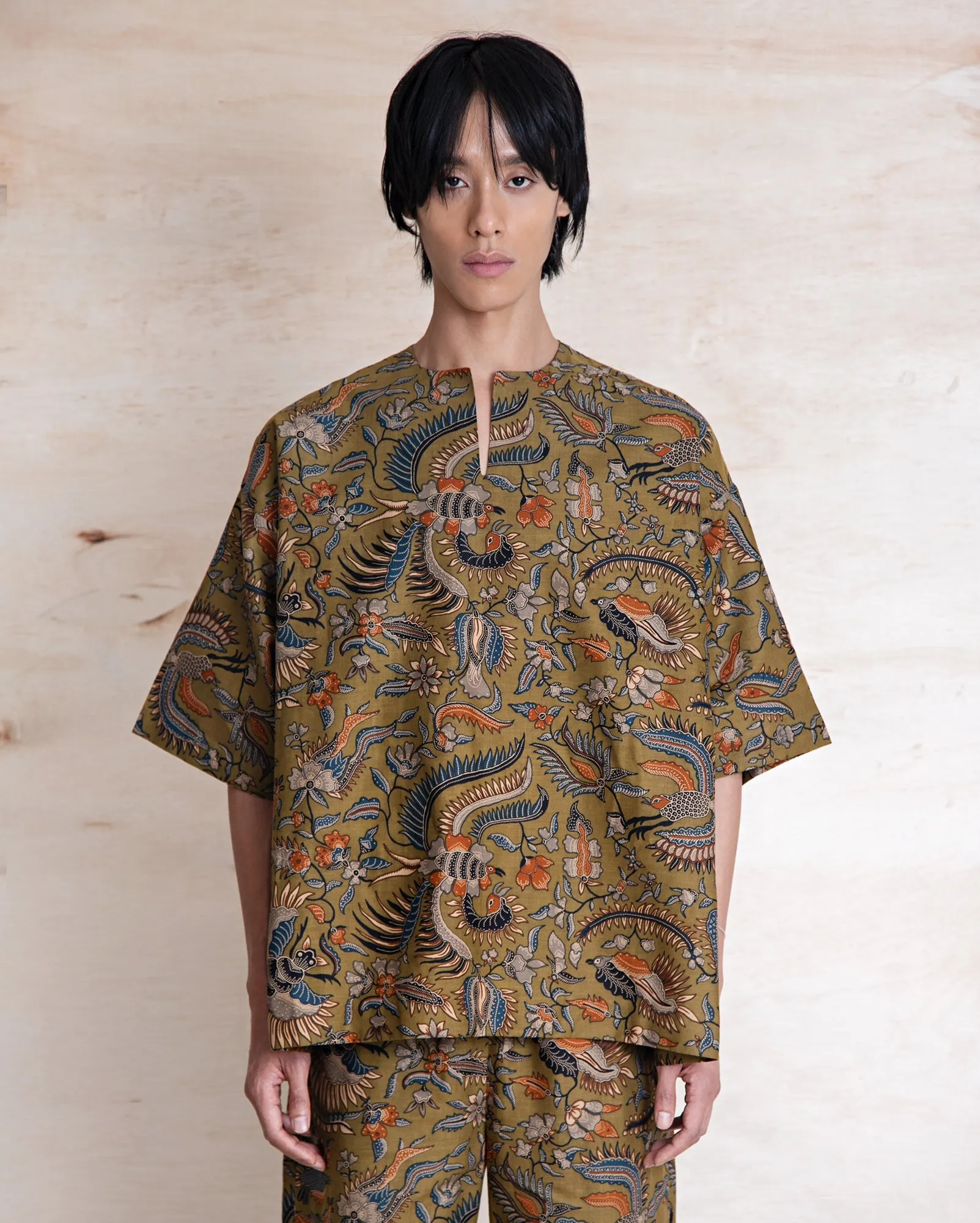 Baju Kekek Batik (Olive)