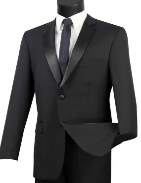 Black 2 Piece Tuxedo  Regular Fit