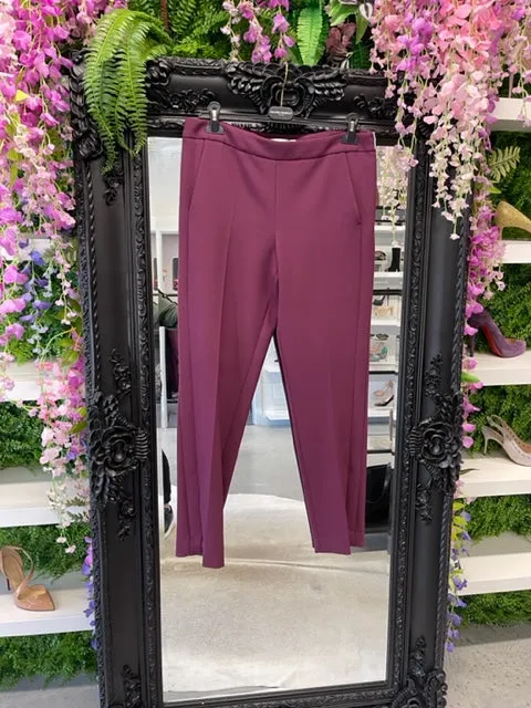 Brand New Amanda Wakeley Peg Pants Amethyst 14