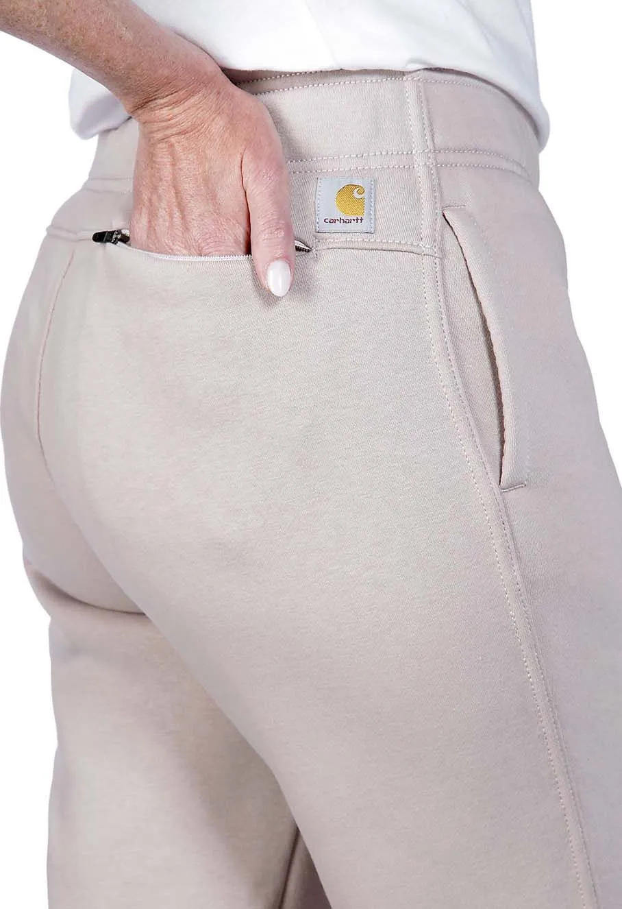 Carhartt&#x20;Sweatpants&#x20;with&#x20;Logo&#x20;Women&#x20;105510&#x20;-&#x20;Mink