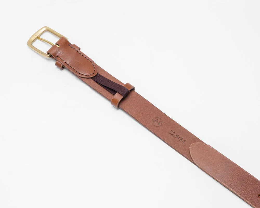 Chestnut Brown Leather Belt