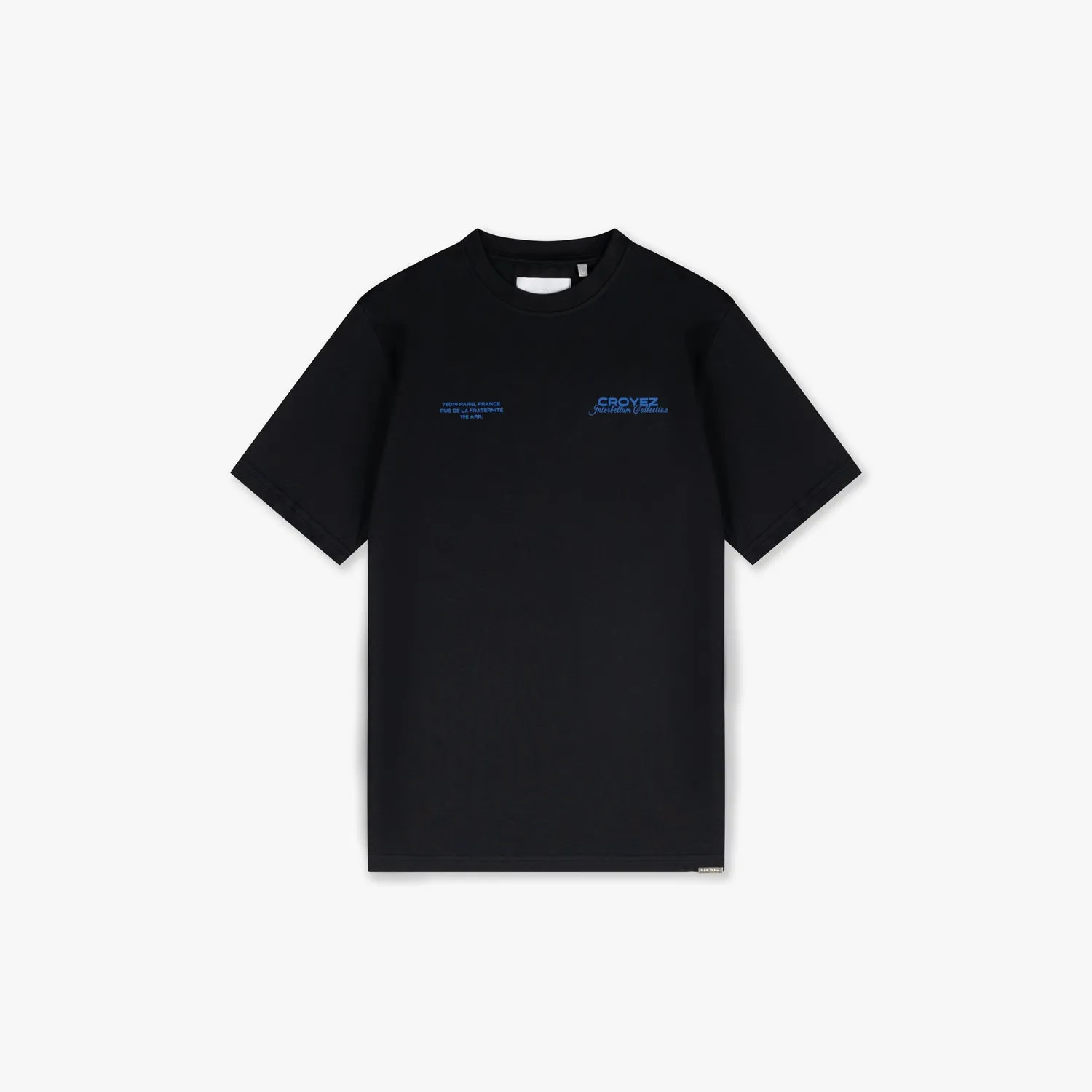 CROYEZ COLLECTION T-SHIRT - BLACK/COBALT