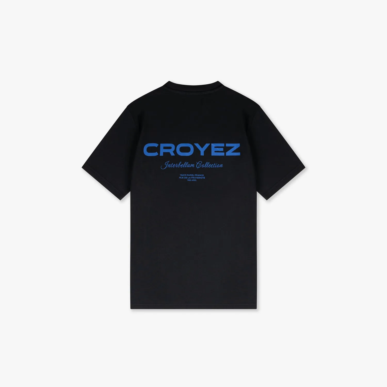 CROYEZ COLLECTION T-SHIRT - BLACK/COBALT