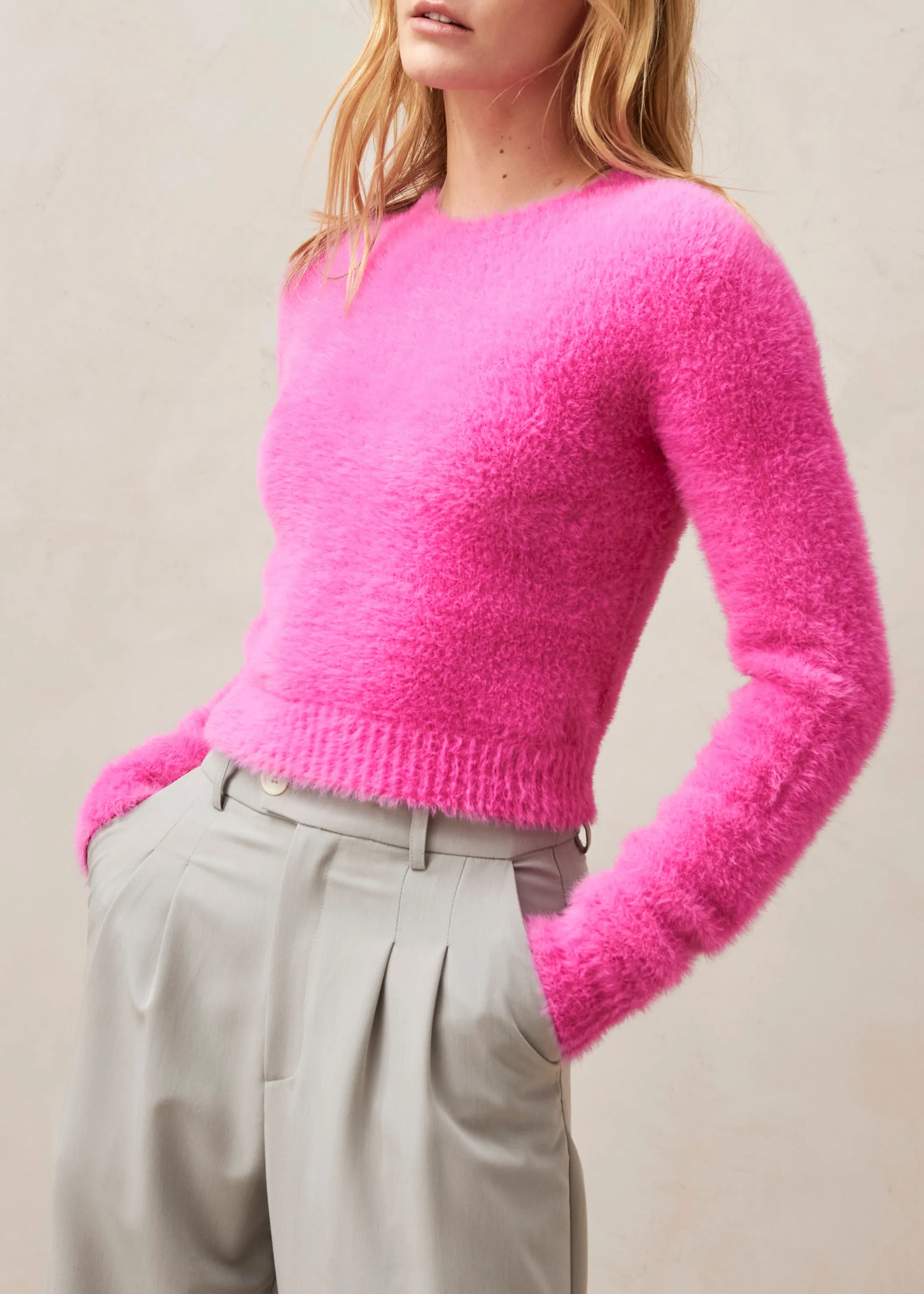 Deli Pink Tricot Sweater