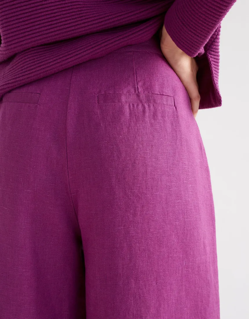 Elk - Anneli Linen Pant Magenta