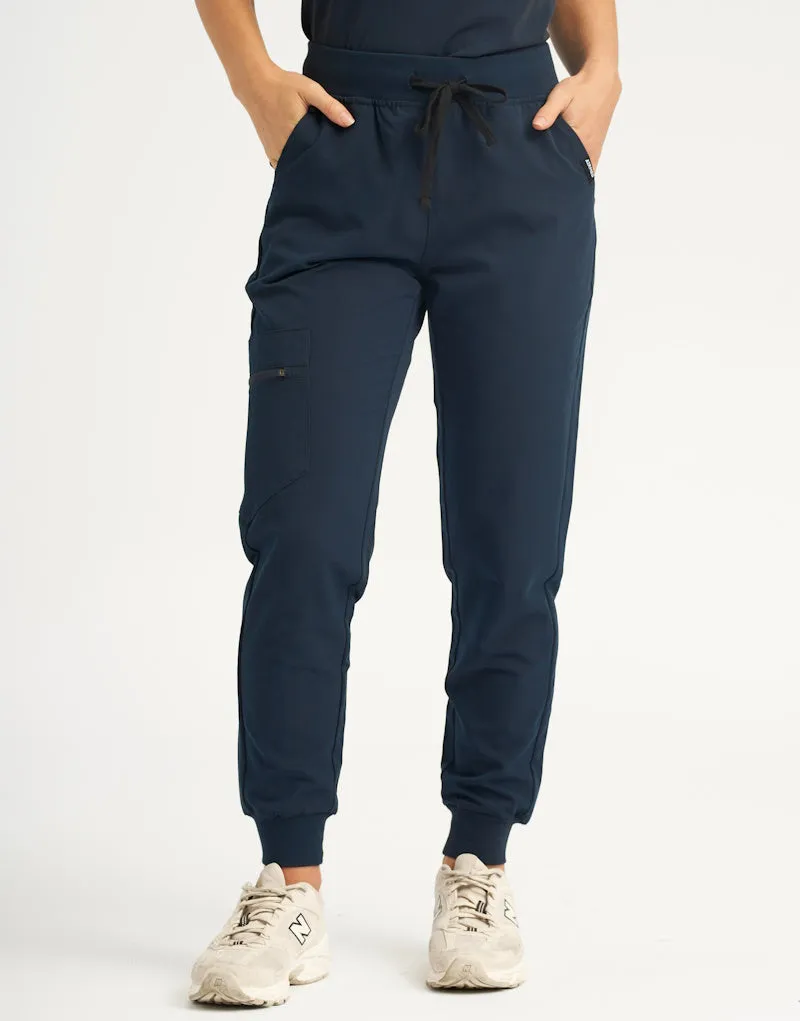 Essential Jogger Scrub Pants - Midnight Navy