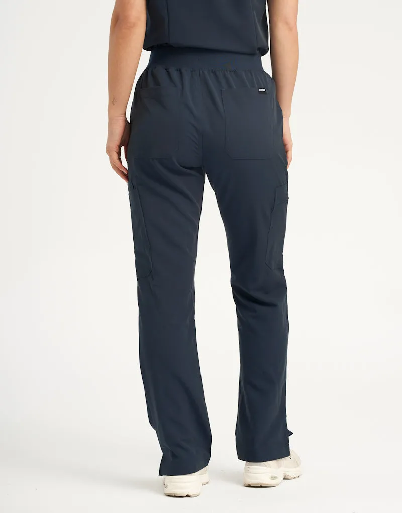 Essential Multi-Pocket Scrub Pants - Midnight Navy