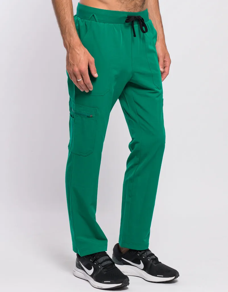 Essential Multi-Pocket Scrub Pants - Ultramarine Green