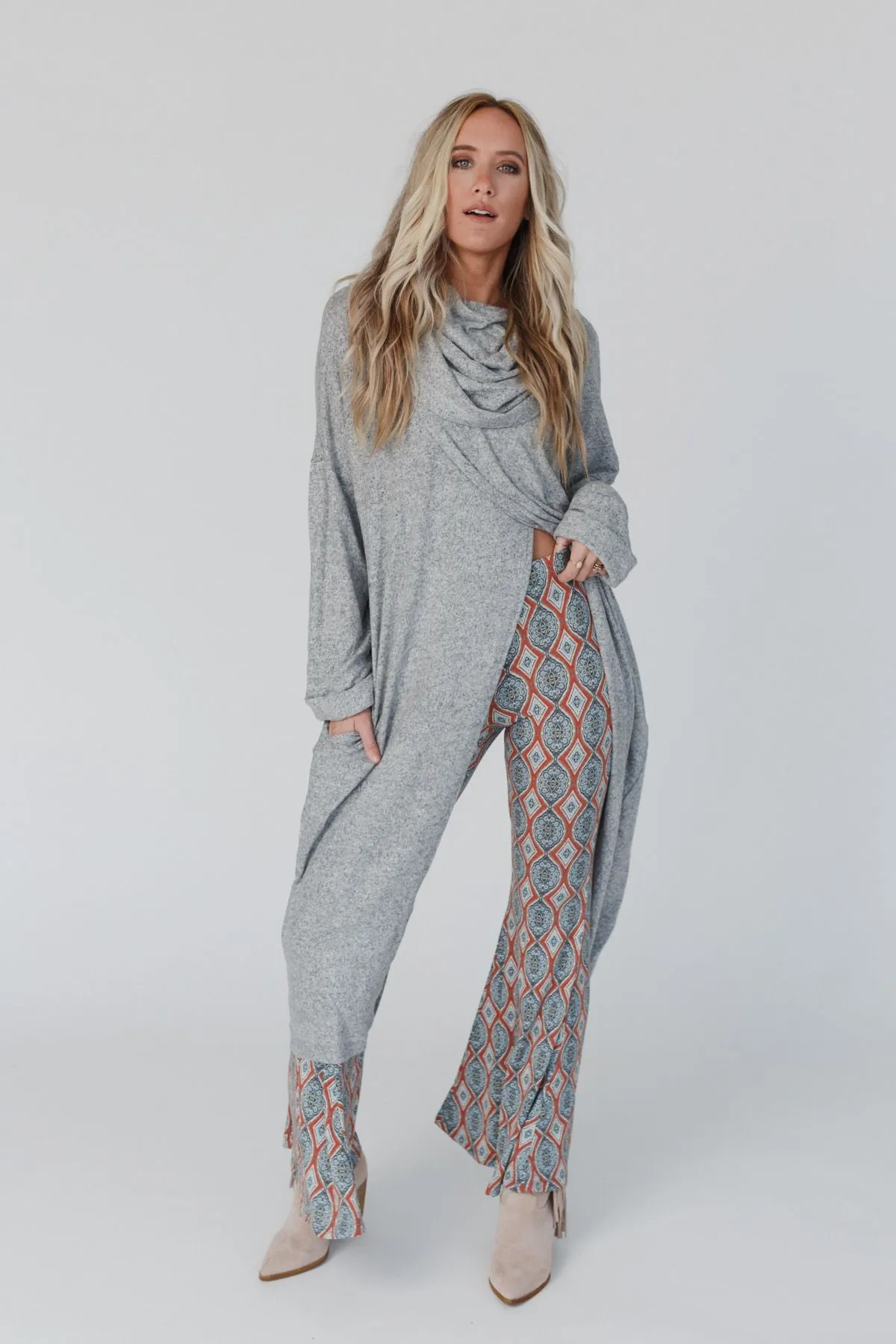 In Your Dreams Maxi Cardigan - Heather Gray