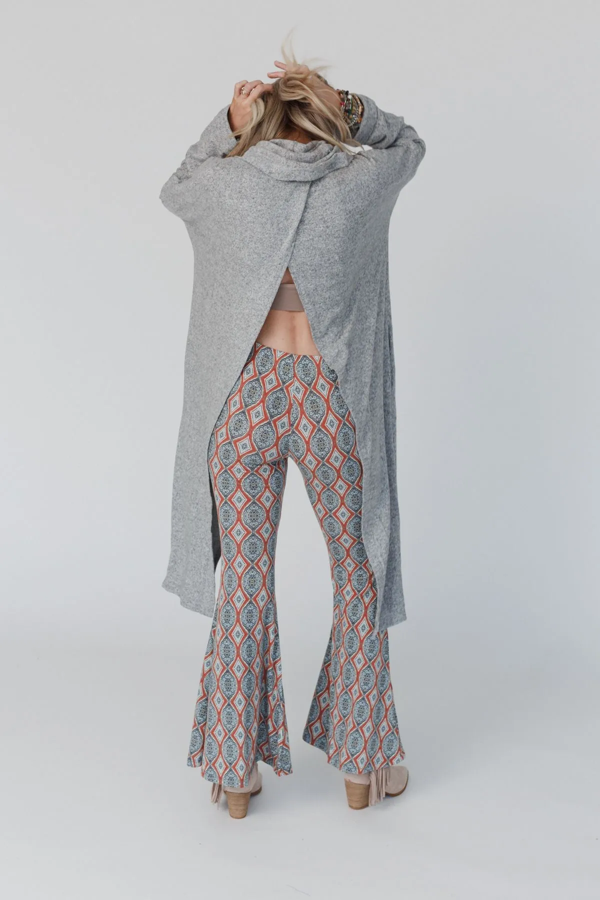 In Your Dreams Maxi Cardigan - Heather Gray