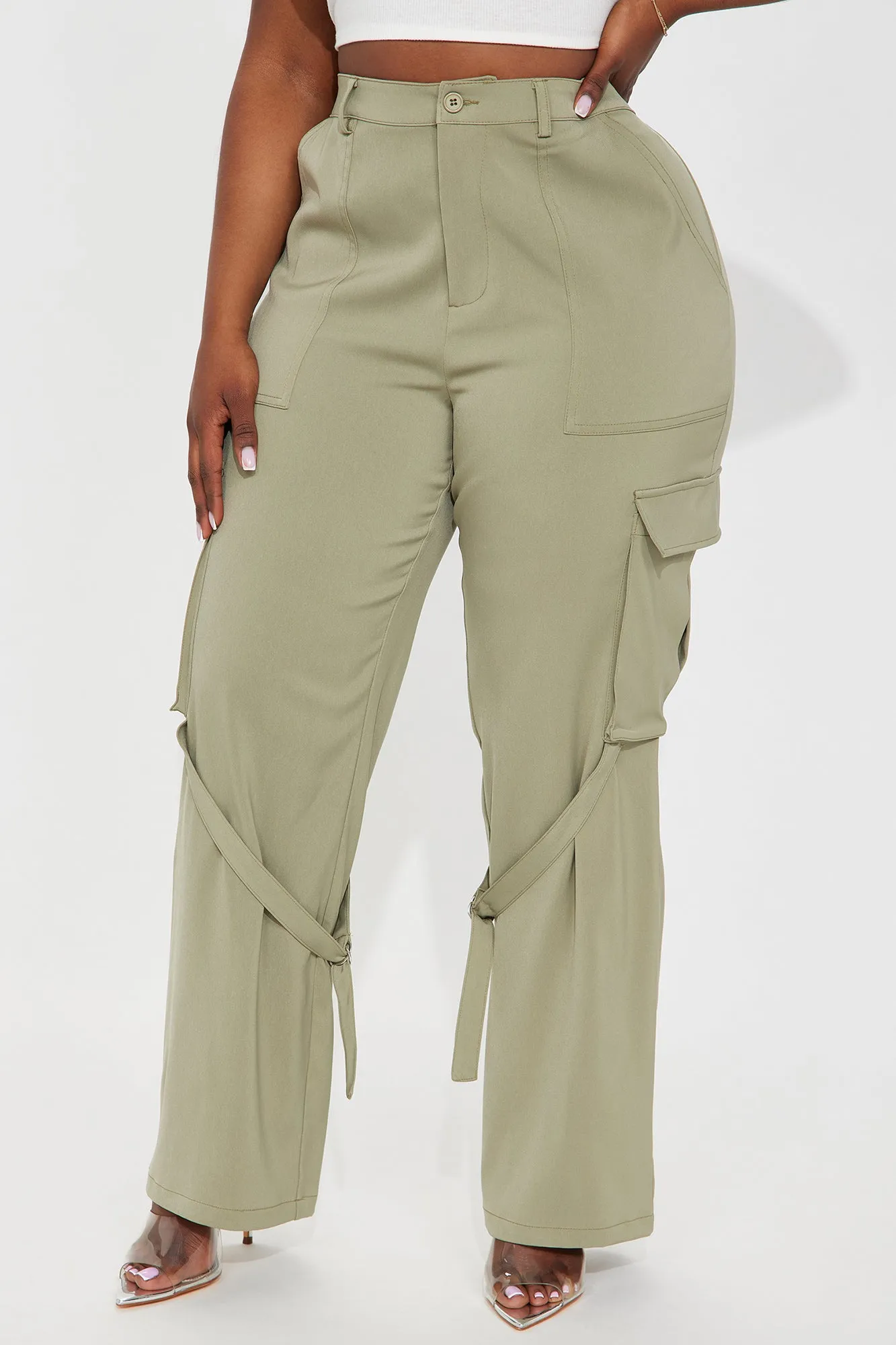 Isabella Cargo Trouser - Olive