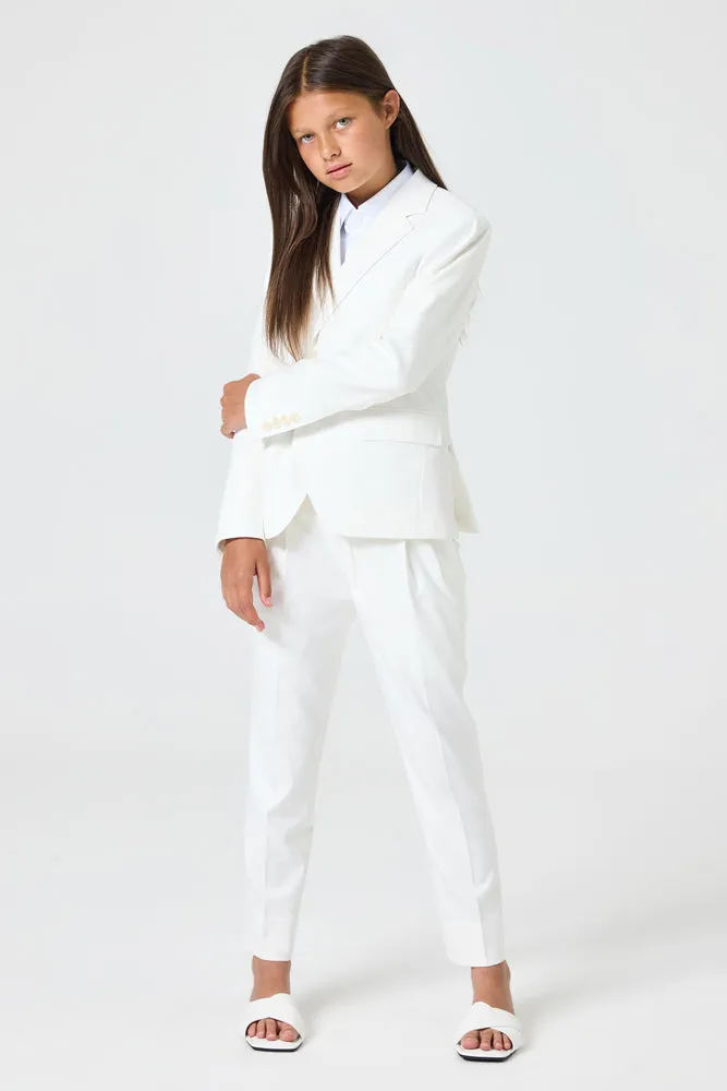 Jimi Jude 2 Piece Suit - White Stretch