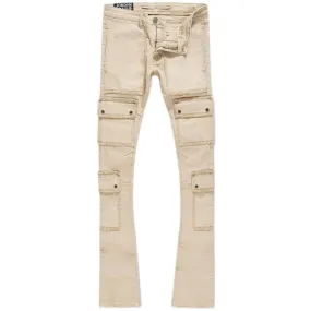 Jordan Craig Martin Stacked El Dorado Cargo Pants (Khaki) JTF218