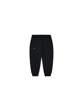 Kids' Recycled Cashmere Track Pants—black