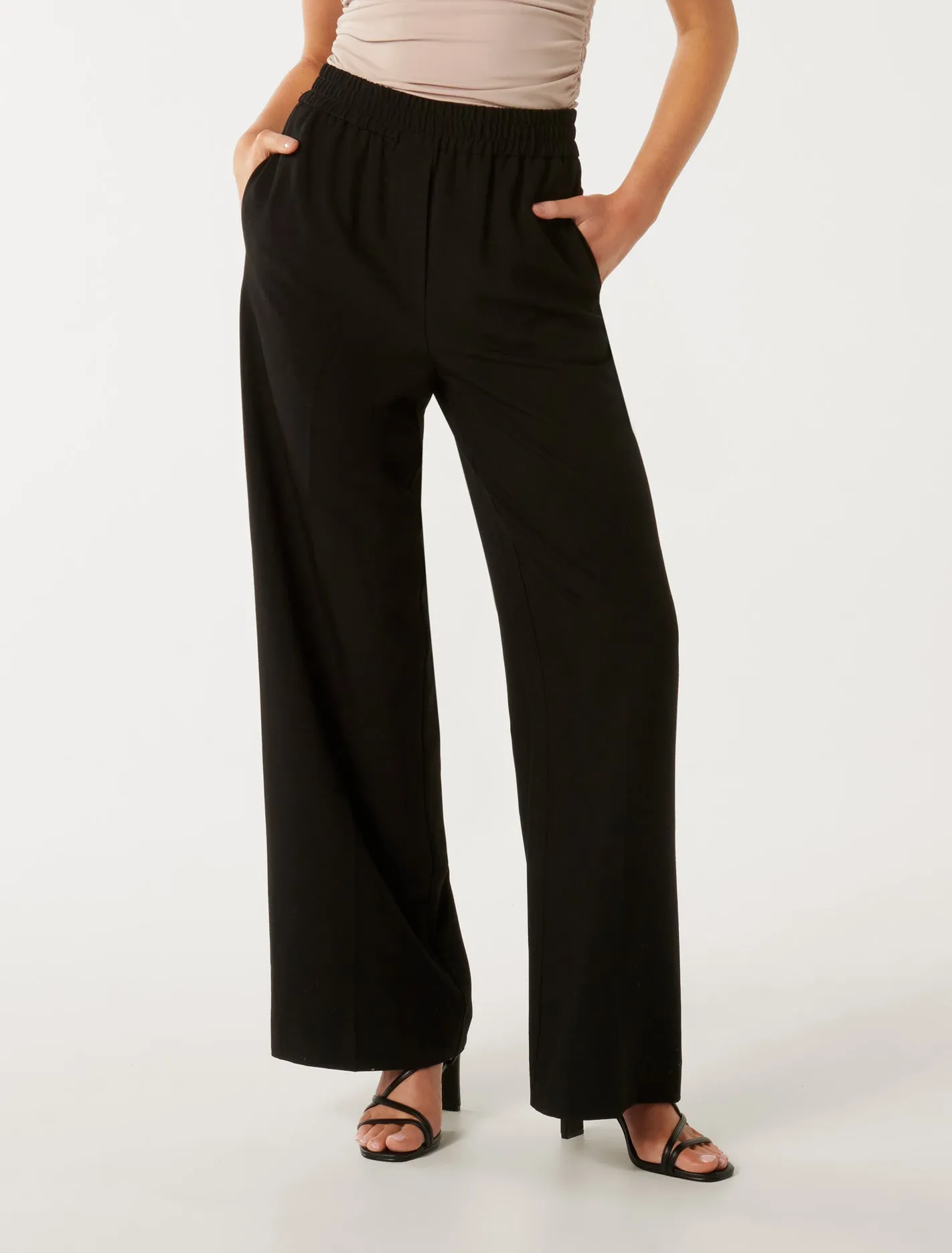 Kyah Ruched Waist Band Pants