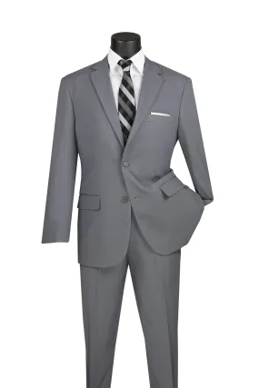 Medium Grey Regular Fit 2 Piece Suit