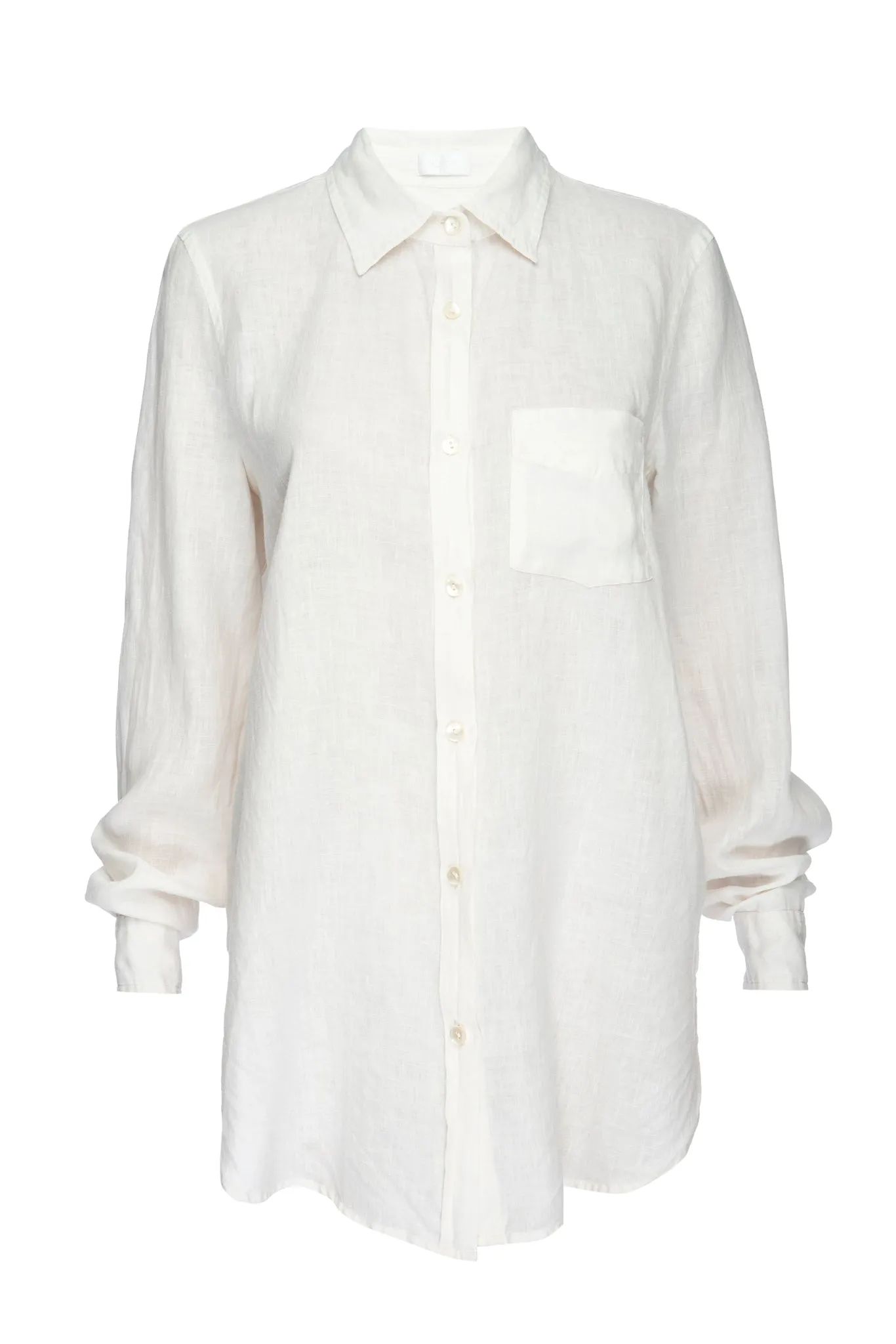 Monaco Linen Shirt - White