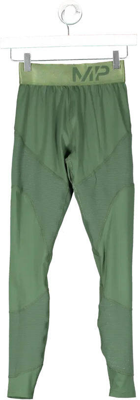 MP Green Adapt Textured Leggings UK S