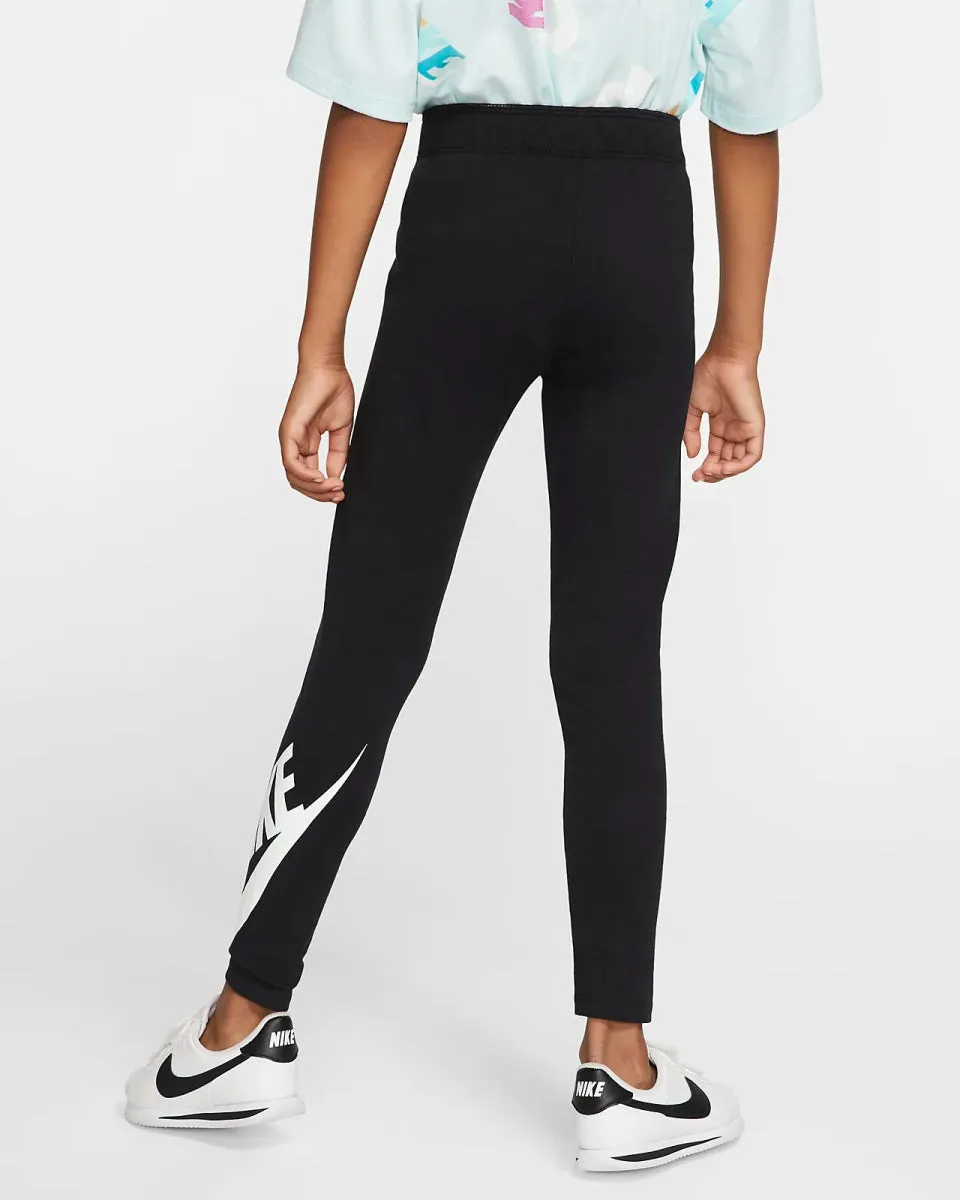 NIKE JUNIOR FUTURA BLACK TIGHTS