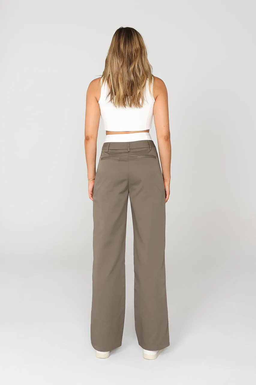 Nora Pants | Dark Olive