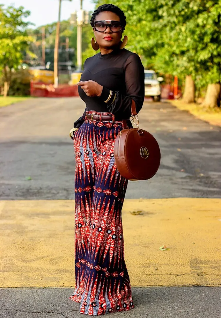 Pencil Ankara Wide leg | Pants