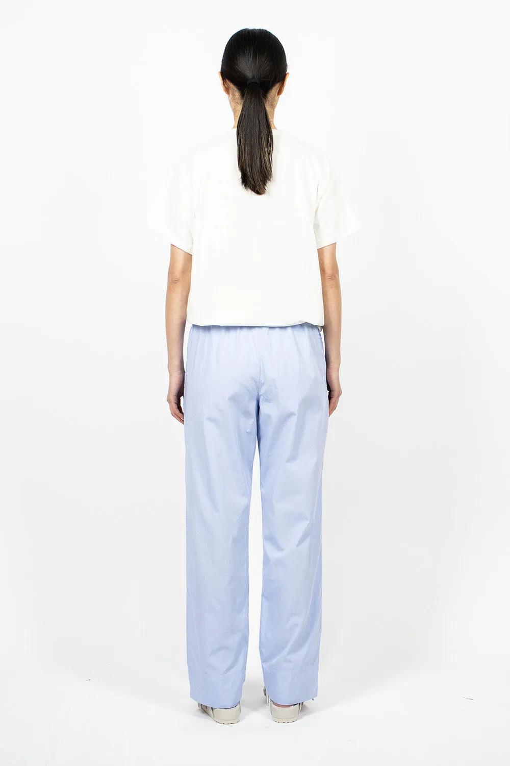 Poplin Pyjama Pants Pale Clear Blue