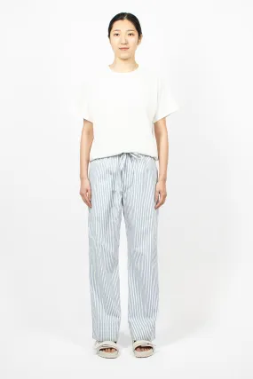 Poplin Pyjama Pants Placid Blue Stripes