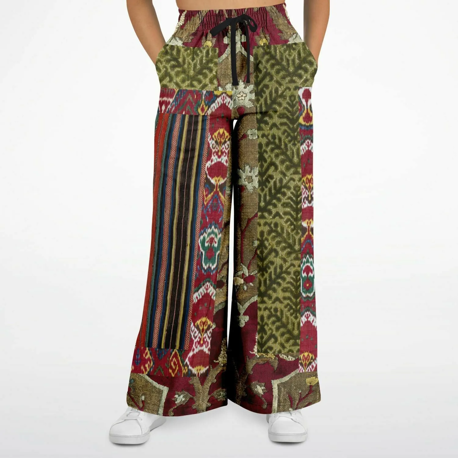 Red Melange Stretchy Phat Bellbottoms