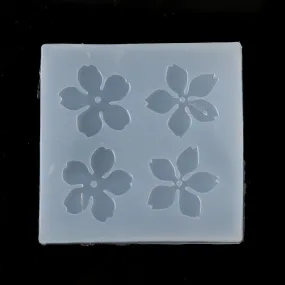 Sakura Flower Resin Mold (Larger Size), Silicone Mold for cabochons, kawaii, reusable mold makes 2 shapes, tol1407