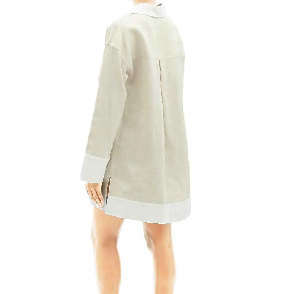 Staud Enzo Linen Tunic Dress