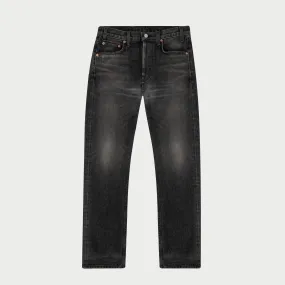 Straight Leg 5 Pocket Denim (Black)