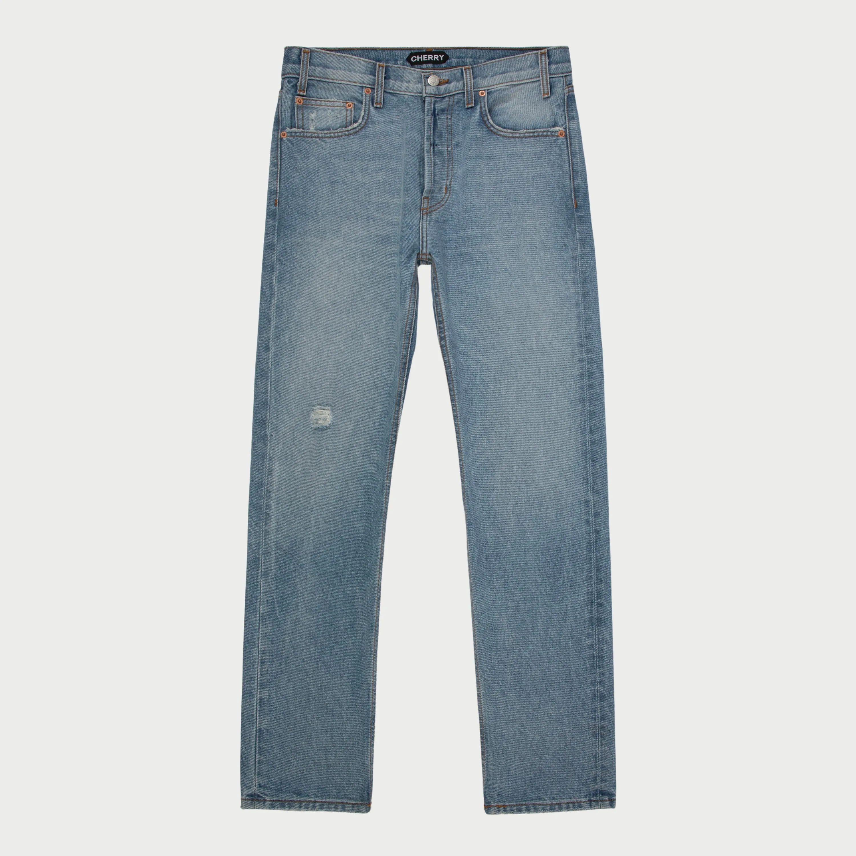 Straight Leg 5 Pocket Denim (Indigo)