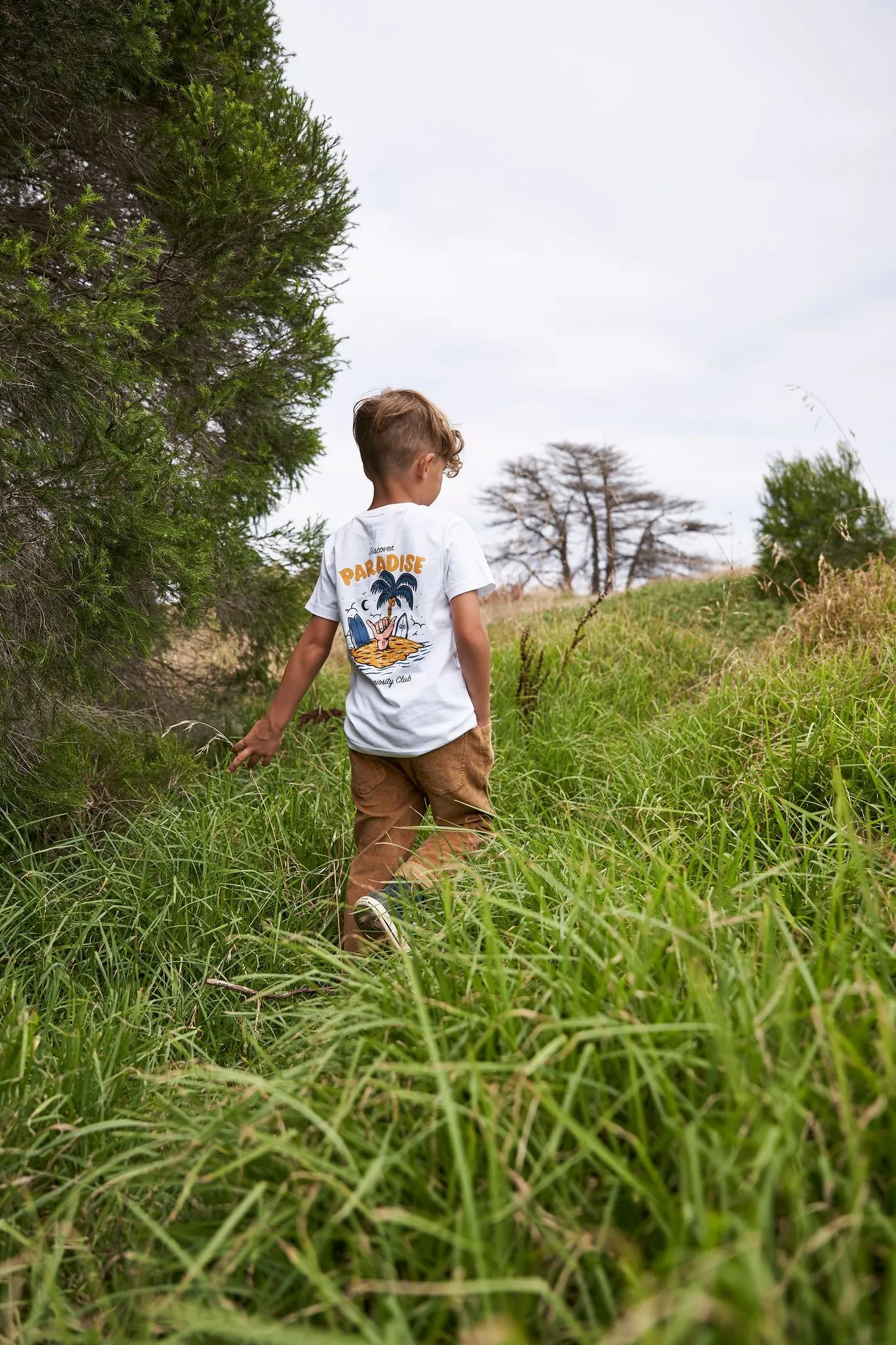 Trusty Mini Cord Pants Dark Tan