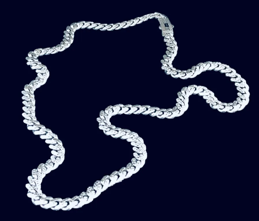 White gold Monaco chain MC162