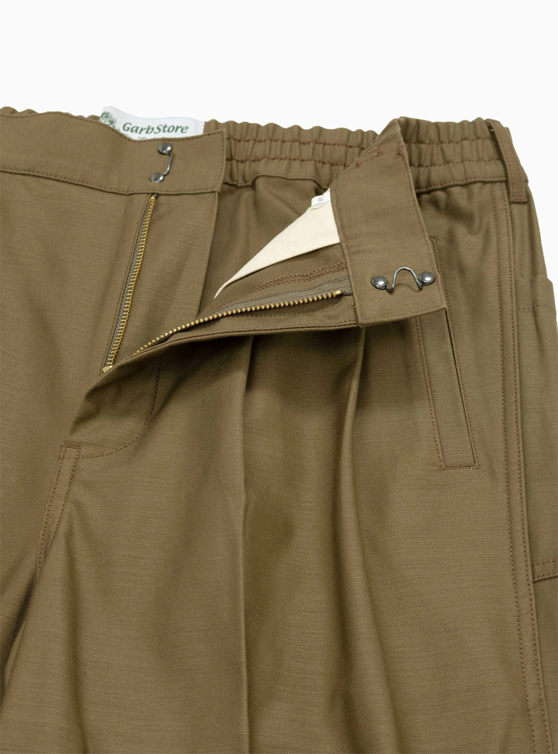 Wide Easy Pants Khaki